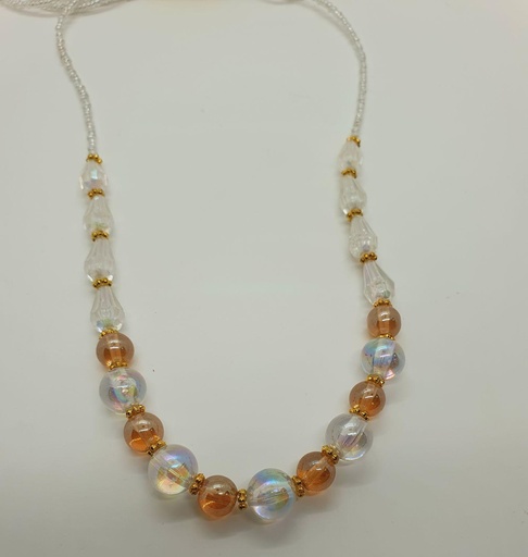 [IX000499] Muthu Mala White Beads 