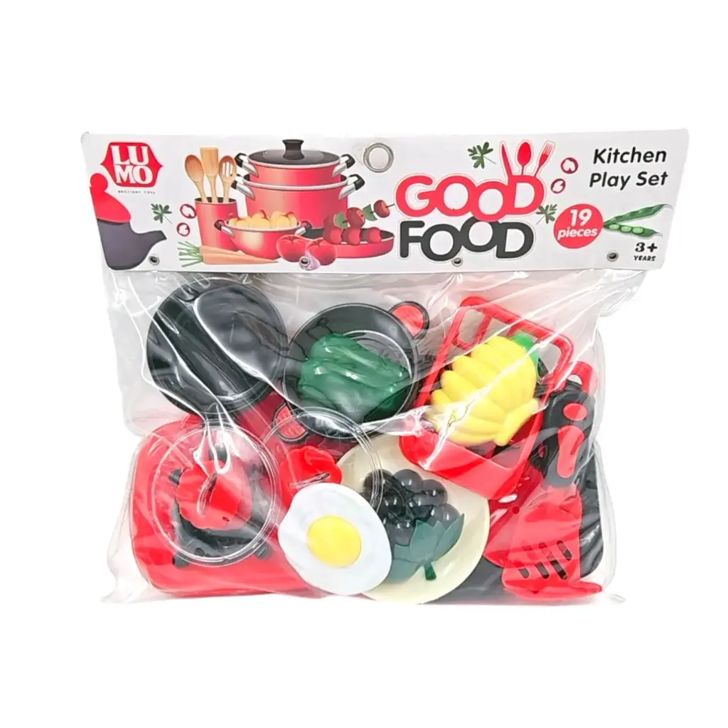 Lumo Good Food Kitchen Play Set 19 Pcs