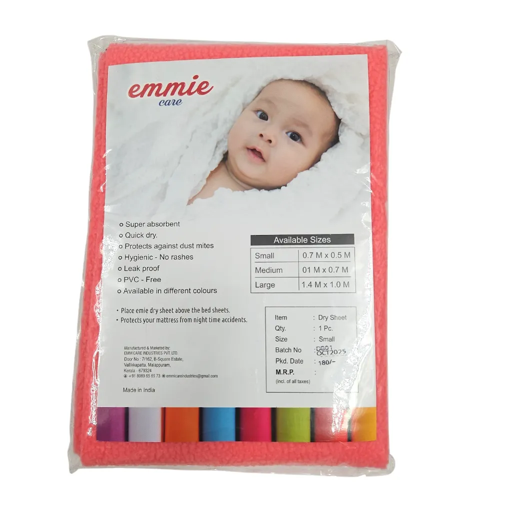 Emmie Care Dry Sheet Bed Protector Small