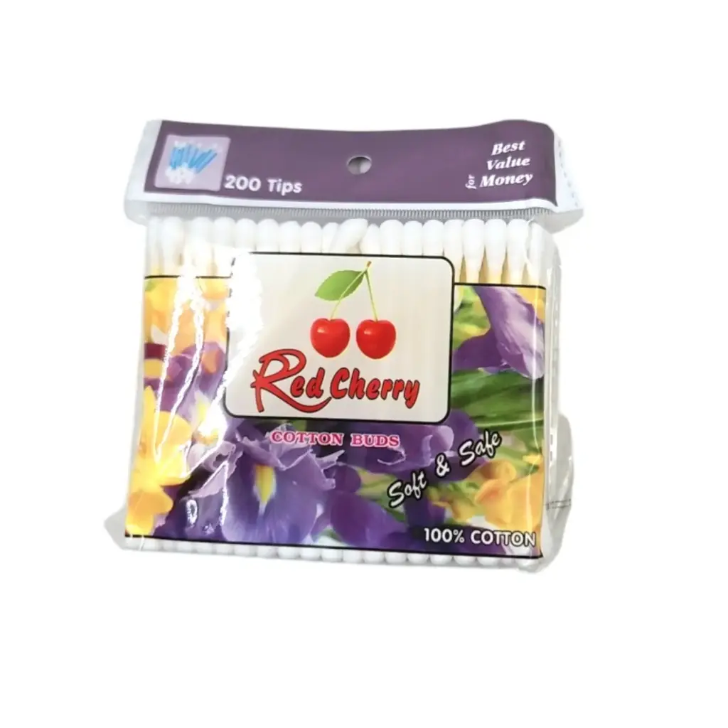 Red Cherry Cotton Buds