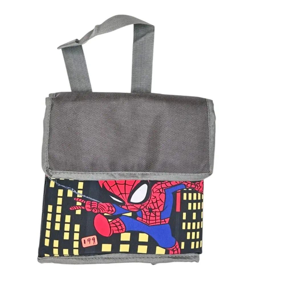 School Lunch Kit Square With Cartoon Pictures