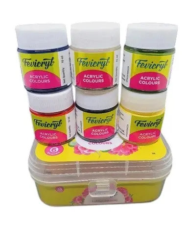 Fevicryl Fabric Colors Soft 6 Shades