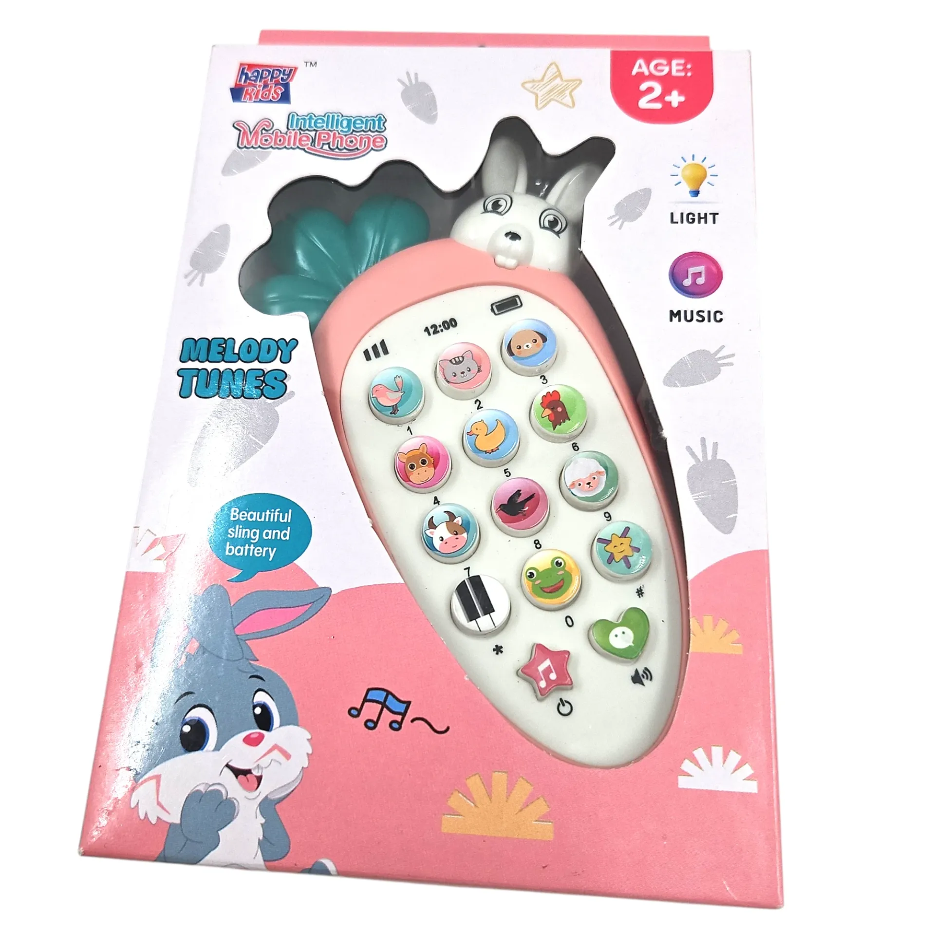 Melody Tunes Rabbit Intelligent Mobile Phone With Music & Lights