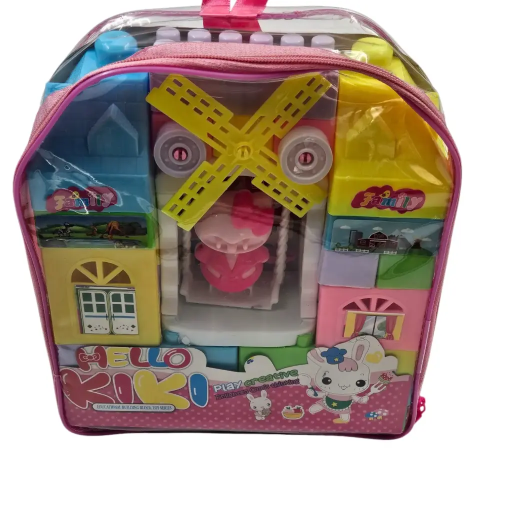 [IX2406404] Hello Kiki Building Blocks With Wind Mill 72 Pcs