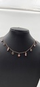 Rose Gold Chain With Rectangular Beads