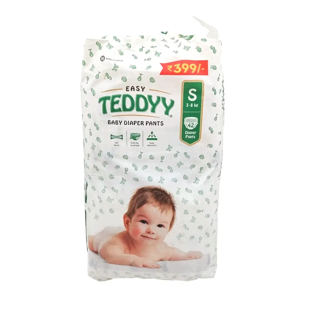 [IX2406522] Teddy Baby Diaper Pants Small Pack Of 42 Pants MRP 399