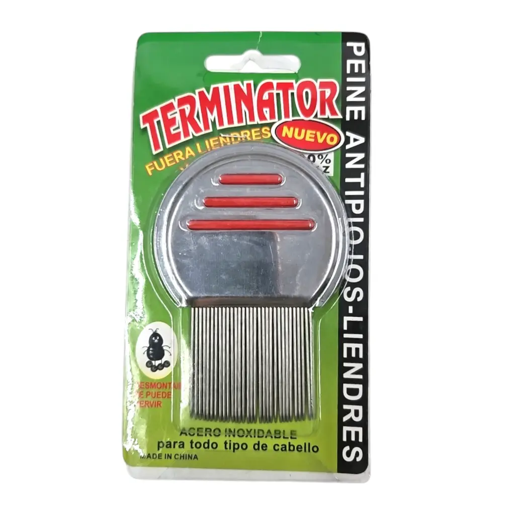 Terminator Eeroli Comb With Metallic Handle