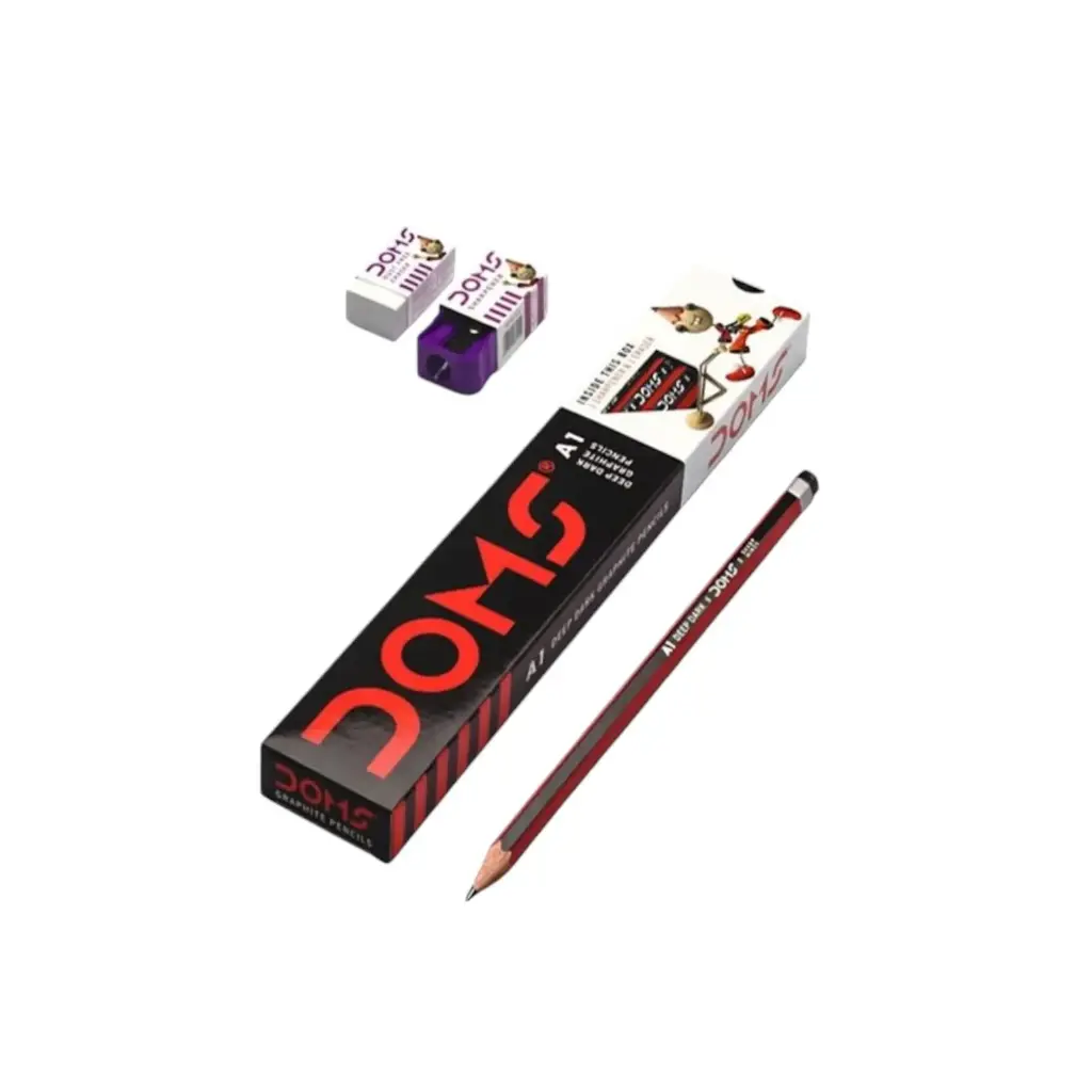 Doms A1 Deep Dark Graphite Pencils
