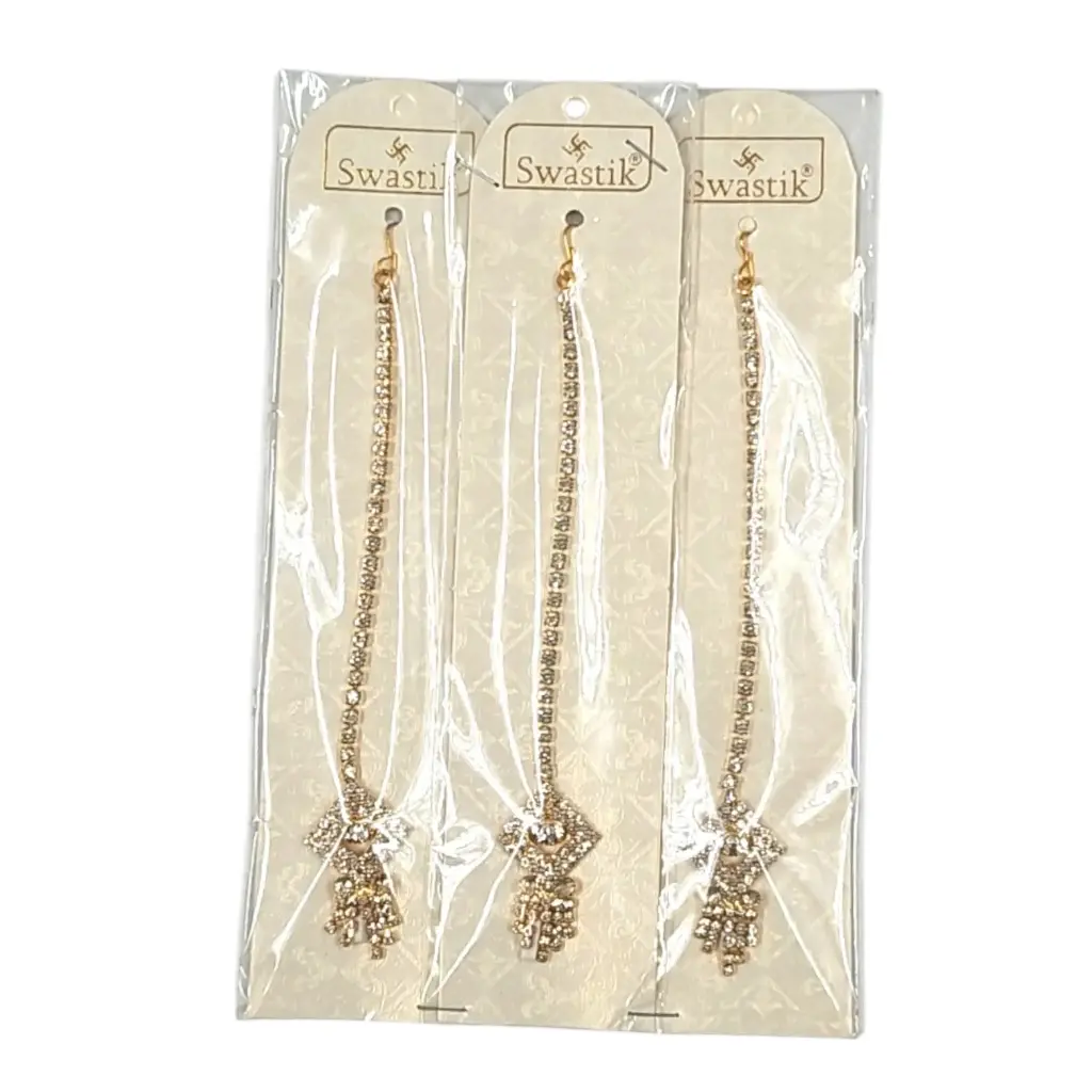 [IX2406584] Swastik Simple Golden Hanging Chutty