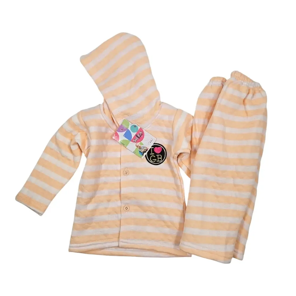 Safex Woolen Dress Set With Hoodie