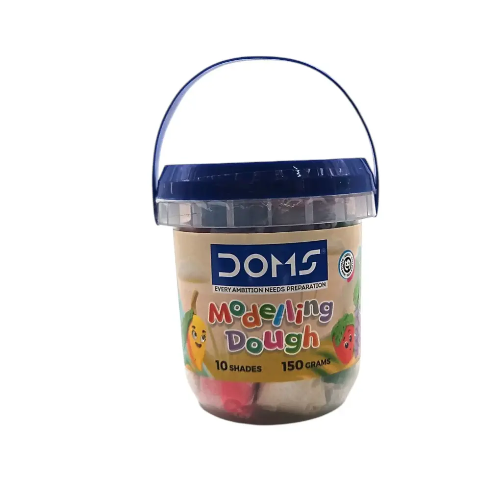 Doms Modelling Dough 10 Shades 150g in Bucket