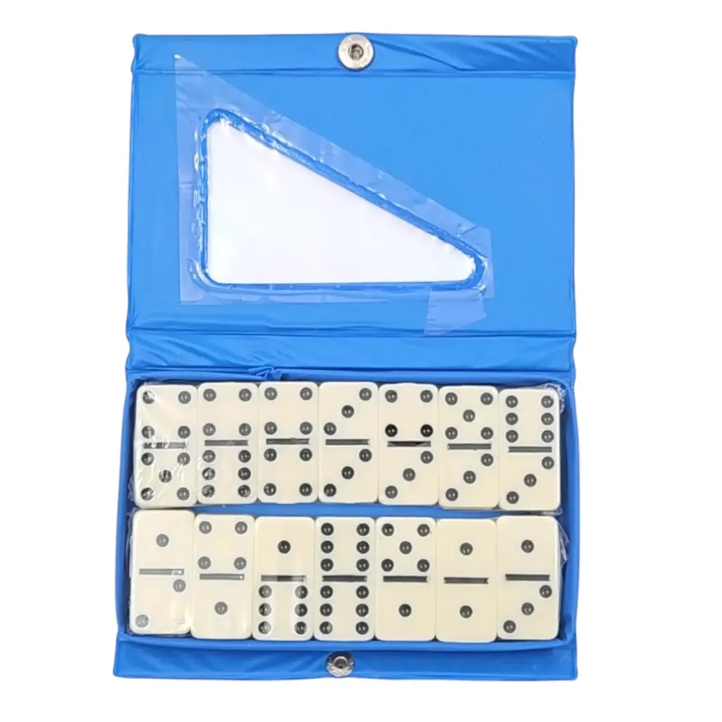 [IX2500050] Double Six Dominoes Set Of 28 In Bag
