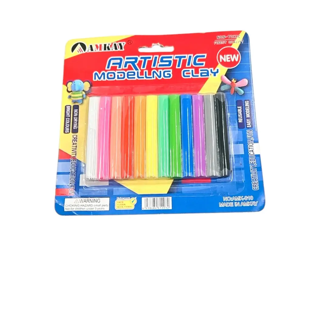 Artistic Modelling Clay 12 Shades