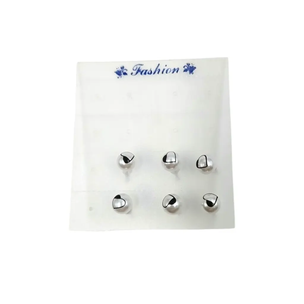Fashion Earring White Pearl With Heart