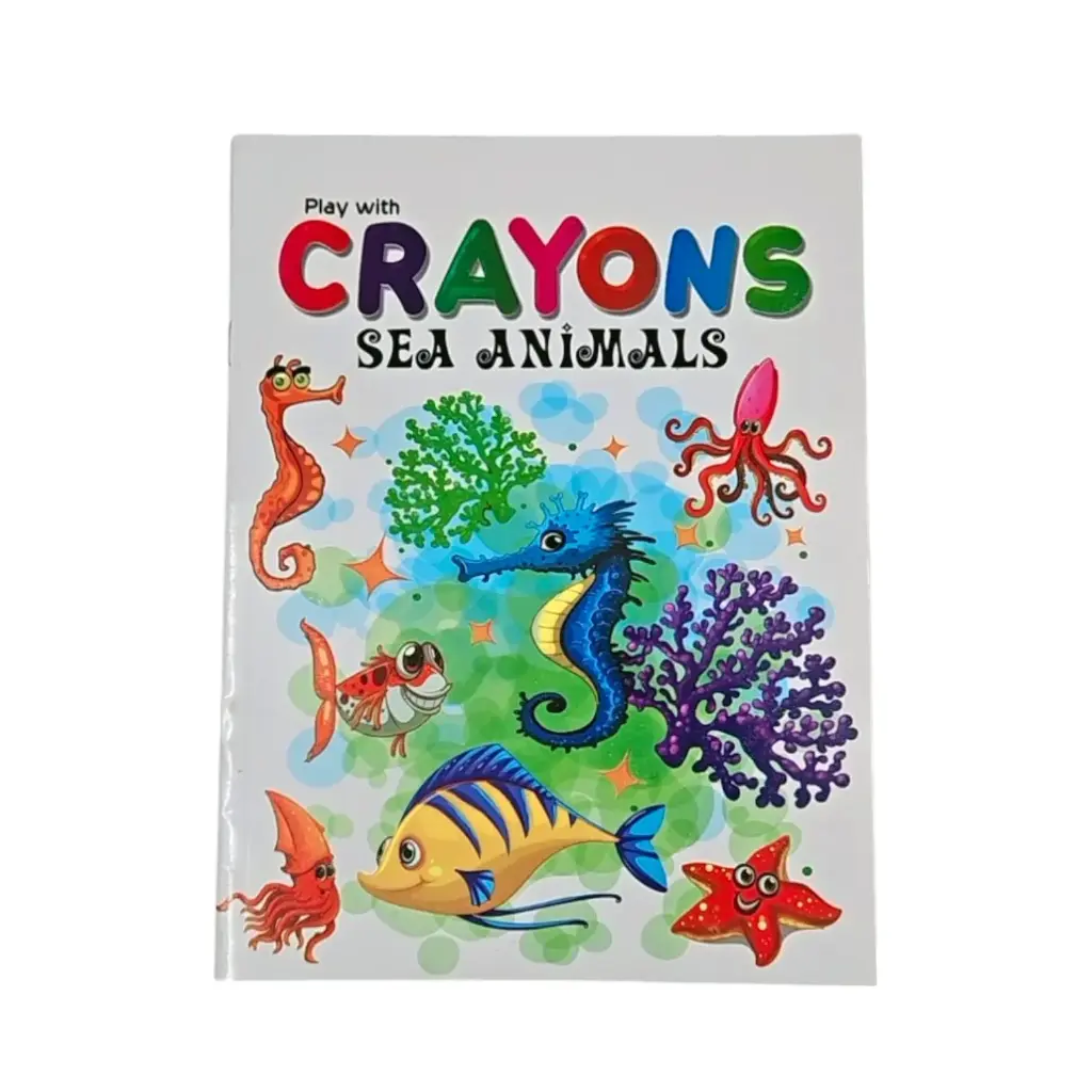 [IX2500333] Play With Crayons Coloring Book  (Vegetable)
