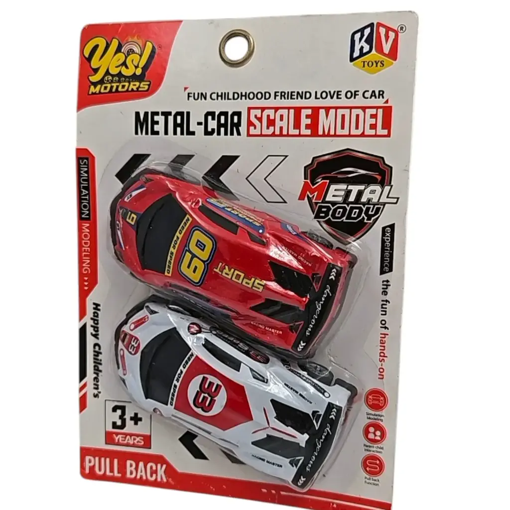 Yes Motors Metal Car Scale Model Pull Back