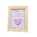 6" X 8" A5 Wall Photo Frame Blank  Plain Wood