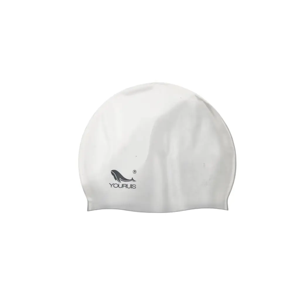 [IX2500539] Youruis 100% Silicone Swimming Cap (White)