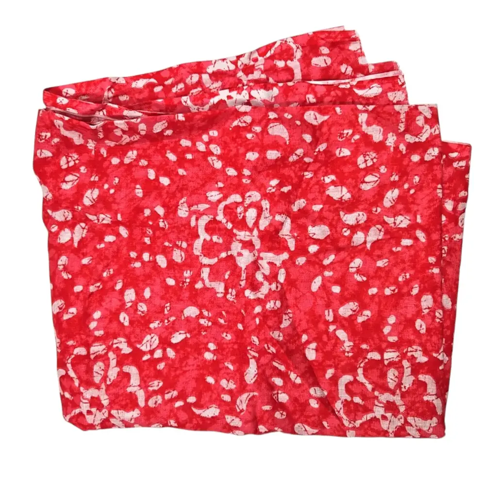 Cotton Printed Maxi Shawl With Thread Border