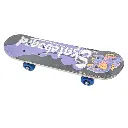 Mini Kids Skate Board Wooden Frame, PVC Wheels 34x12 cm