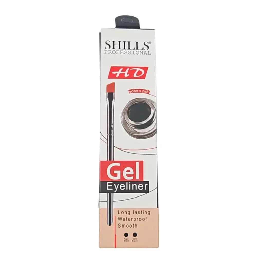 Shills Professional HD Gel Eyeliner With Flat Brush