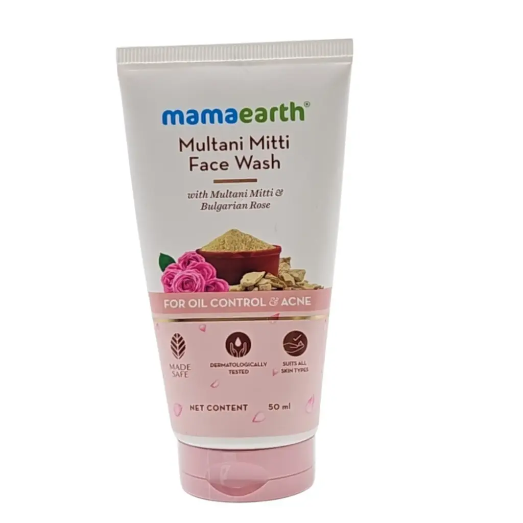 [IX2500864] Mama Earth Multani Mitti Face wash For oil Control & Acne 50ml
