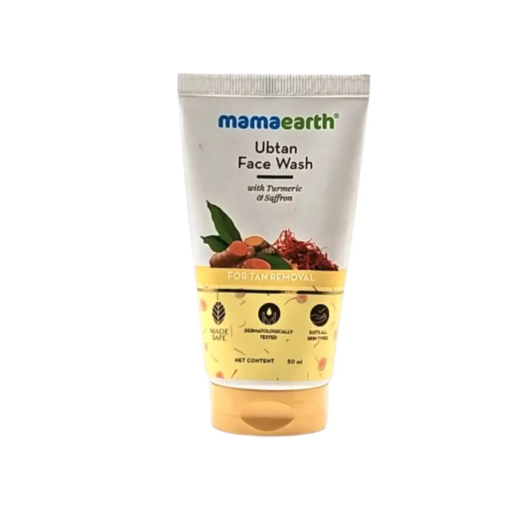 [IX2500868] Mama Earth Ubtan Face Wash With Turmeric & Saffron 50ml