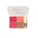 Zarmar Colorlook Eye Shadow & Blush 4 Shades Pack With Brush