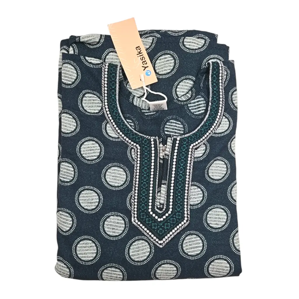 Yasika Alphine Jumbo Embroidery Maxi 60"