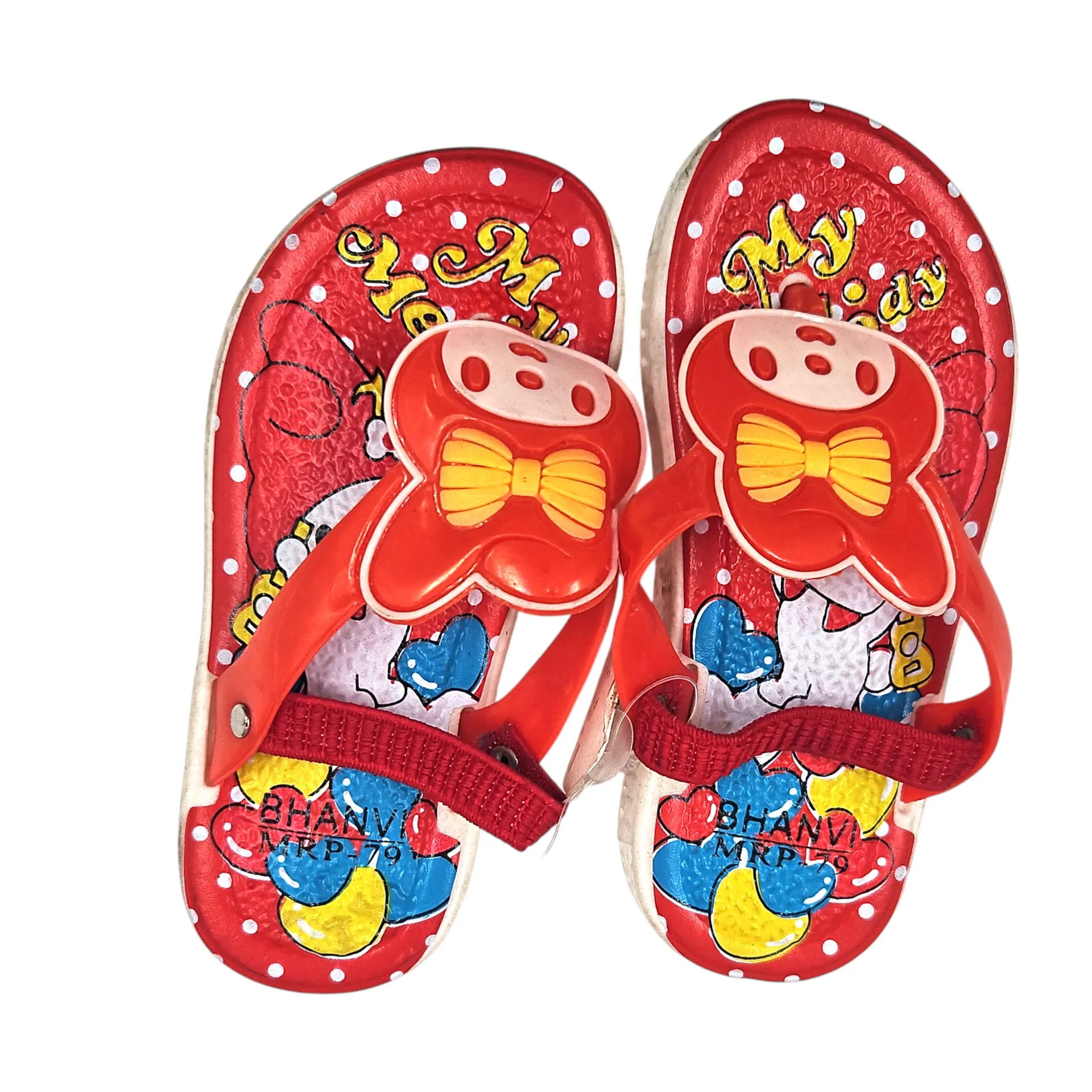 Kids Colorful Pee Pee Chappal 