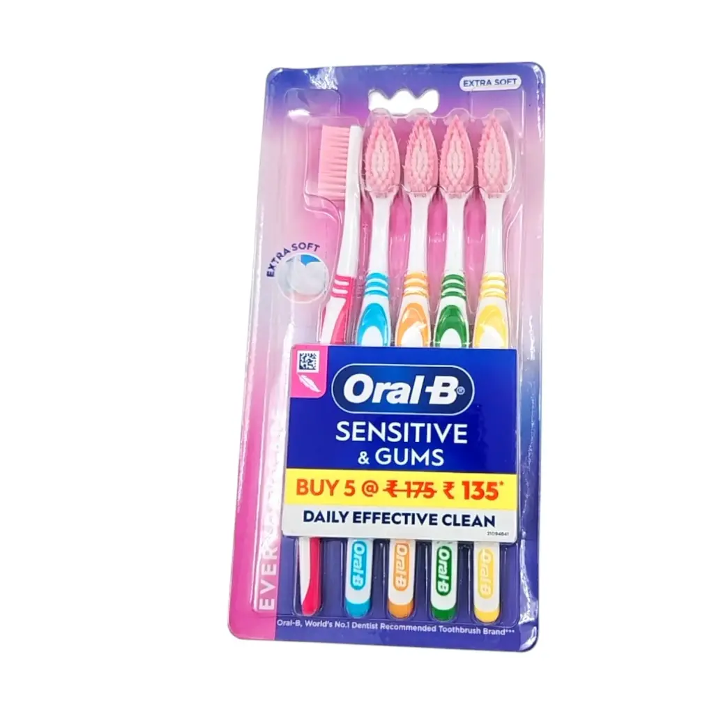 [IX2500988] Oral-B Sensitive & Gums Extra Soft Tooth Brush 1 Pcs
