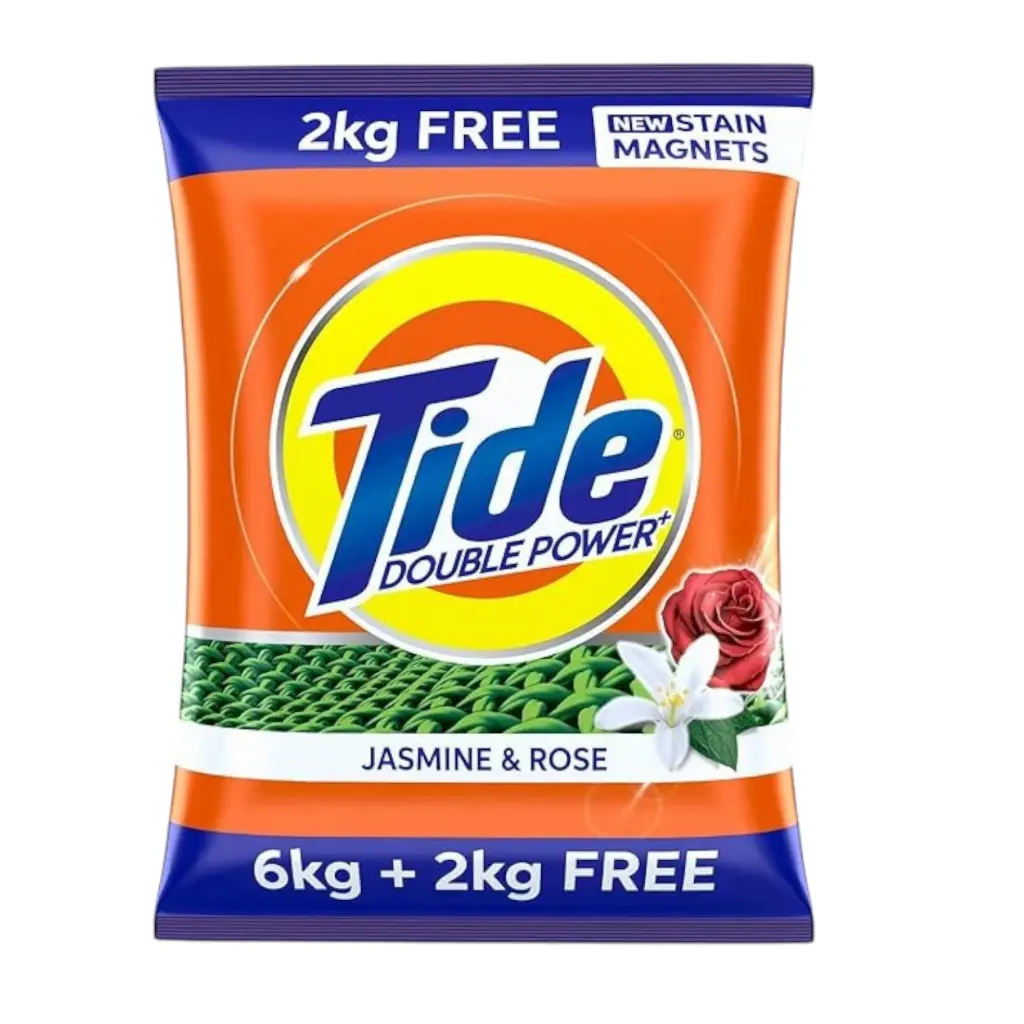 Tide Detergent Powder 6kg+2Kg Free MRP 989