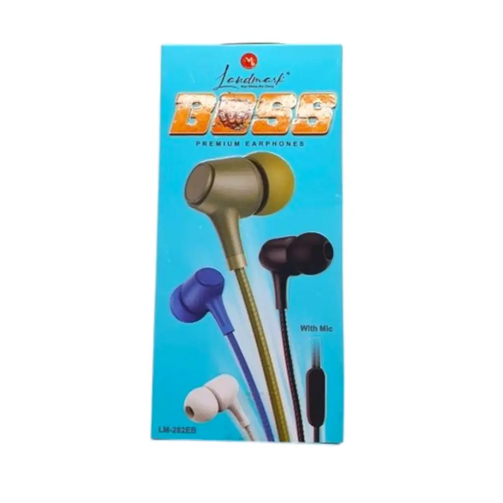 [IX000053] LM282 Wired Head phone [Landmark]  (Matte Blue)