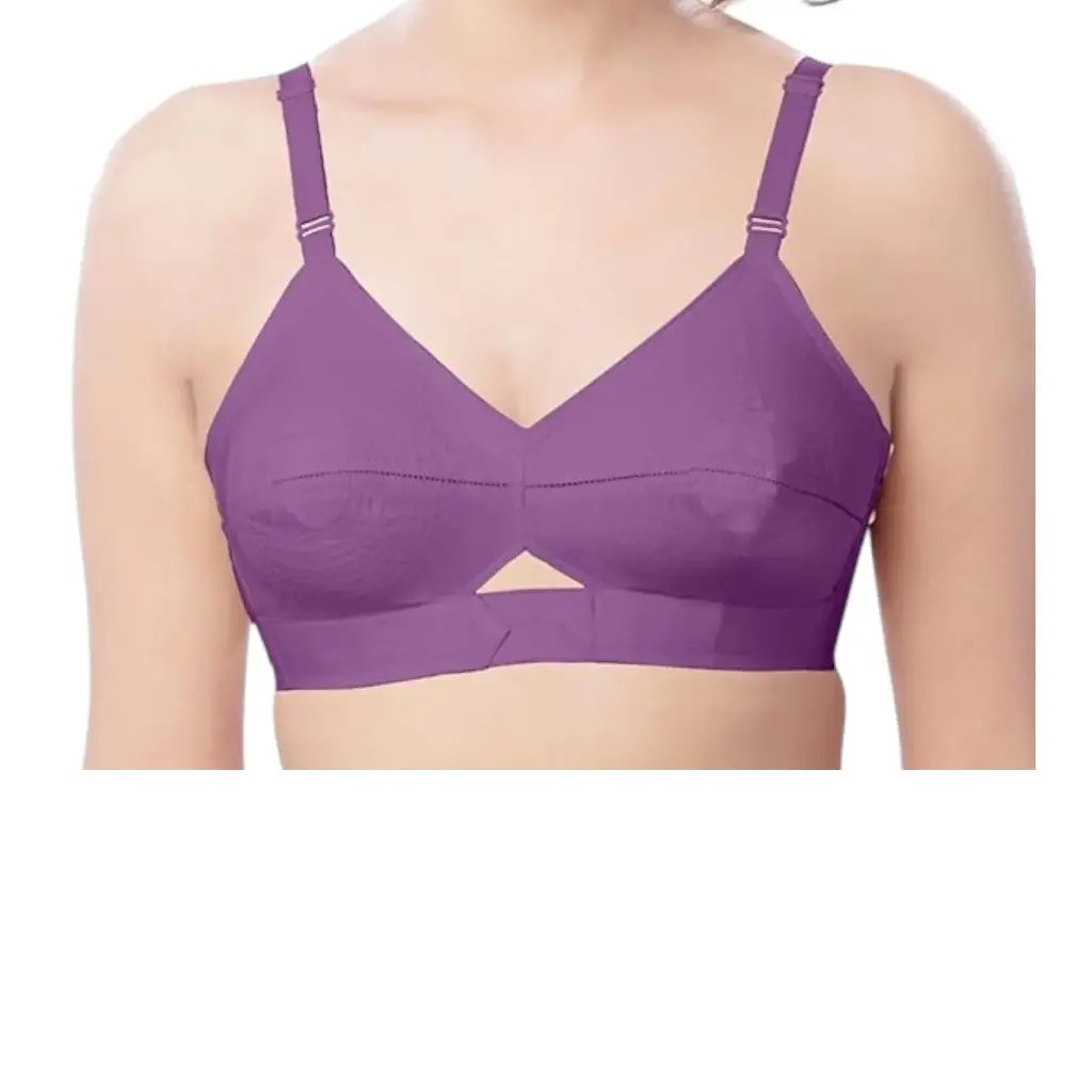 V Max Snova Cotton Round Stich Color Brassier  34 Inch  