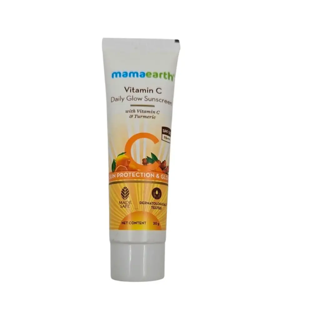 Mamaearth Vitamin C Daily Glow Suncreen Net Content 20g