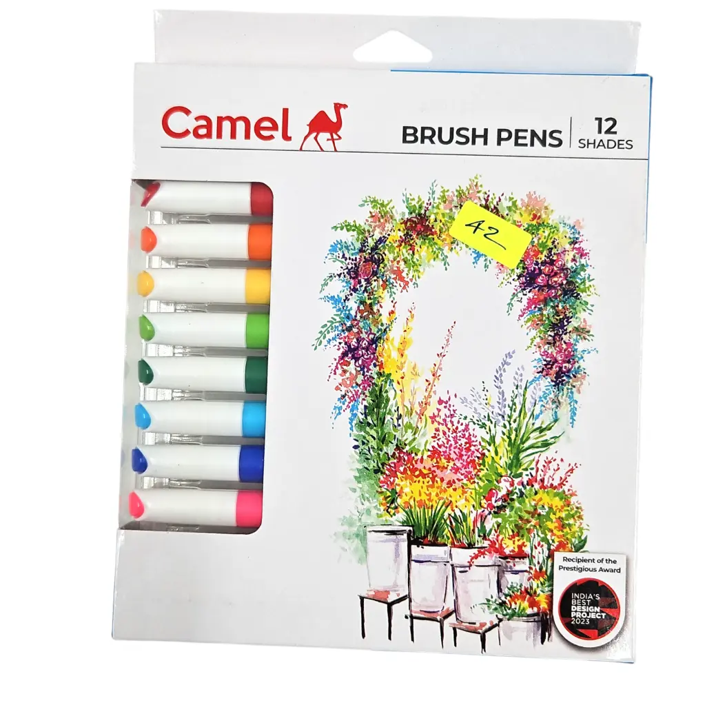 [IX2501257] Camel Brush Pens Set Of 12 Shades 