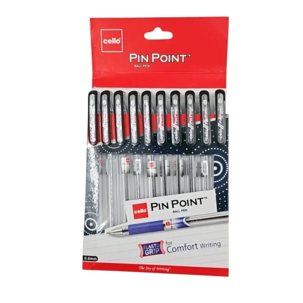 [IX2501258] Cello Pin Point Ball Pens  (Black)