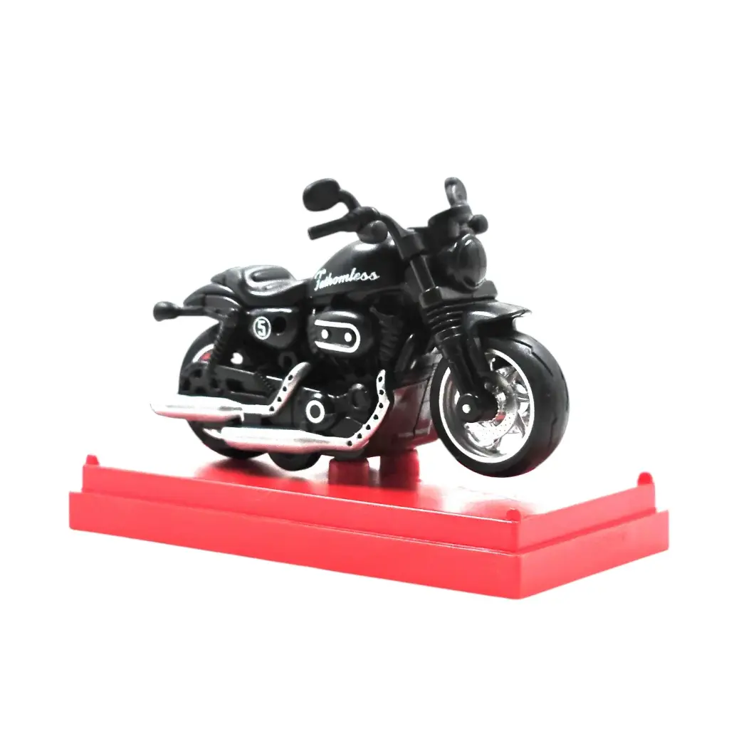[IX2501409] Modern City Die Cast Racing Super Bike In Block Box 