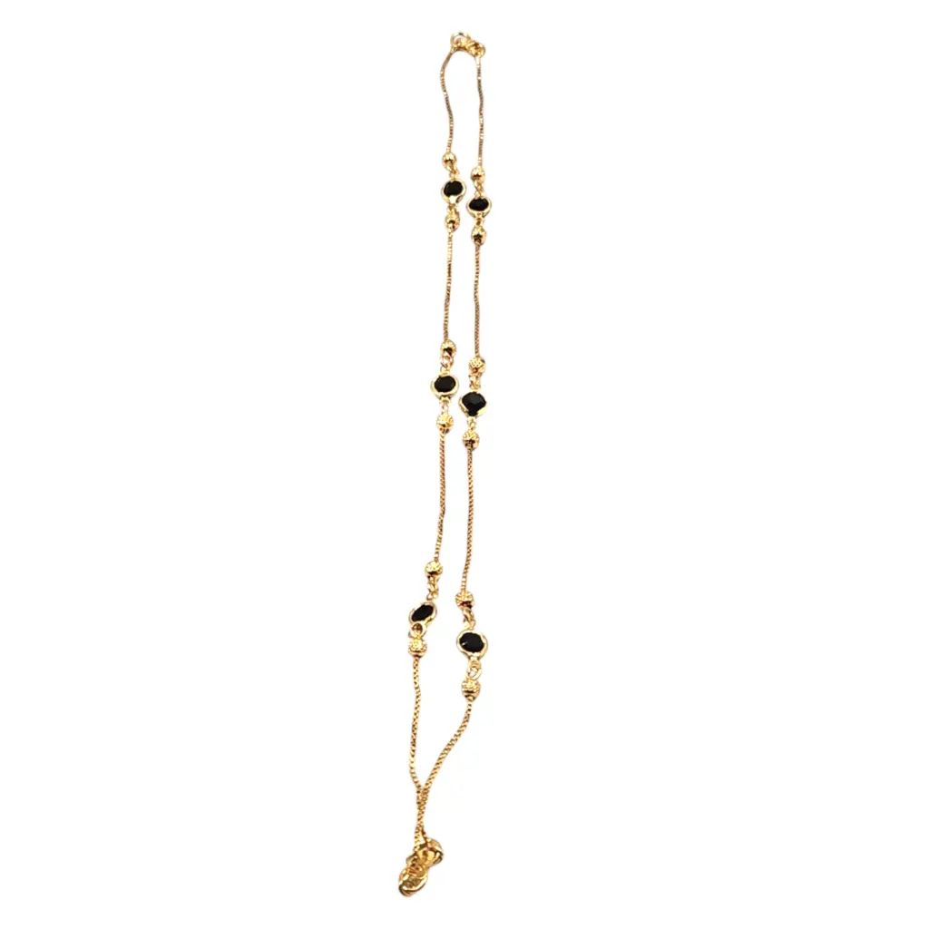 Golden Imitation Black Stone Thread Paadasaram