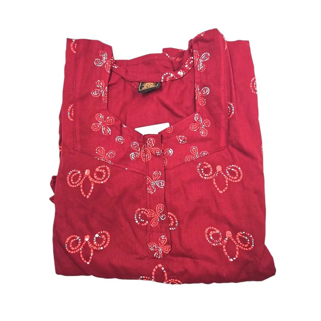 [IX2501476] Sajna Special Line Print Cotton Shawl Maxi 56