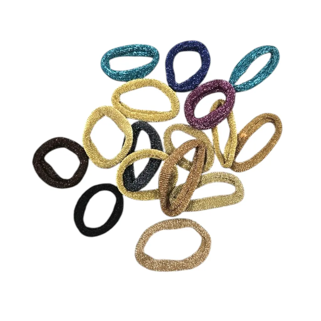 Glittered Hair Bun Multi Color