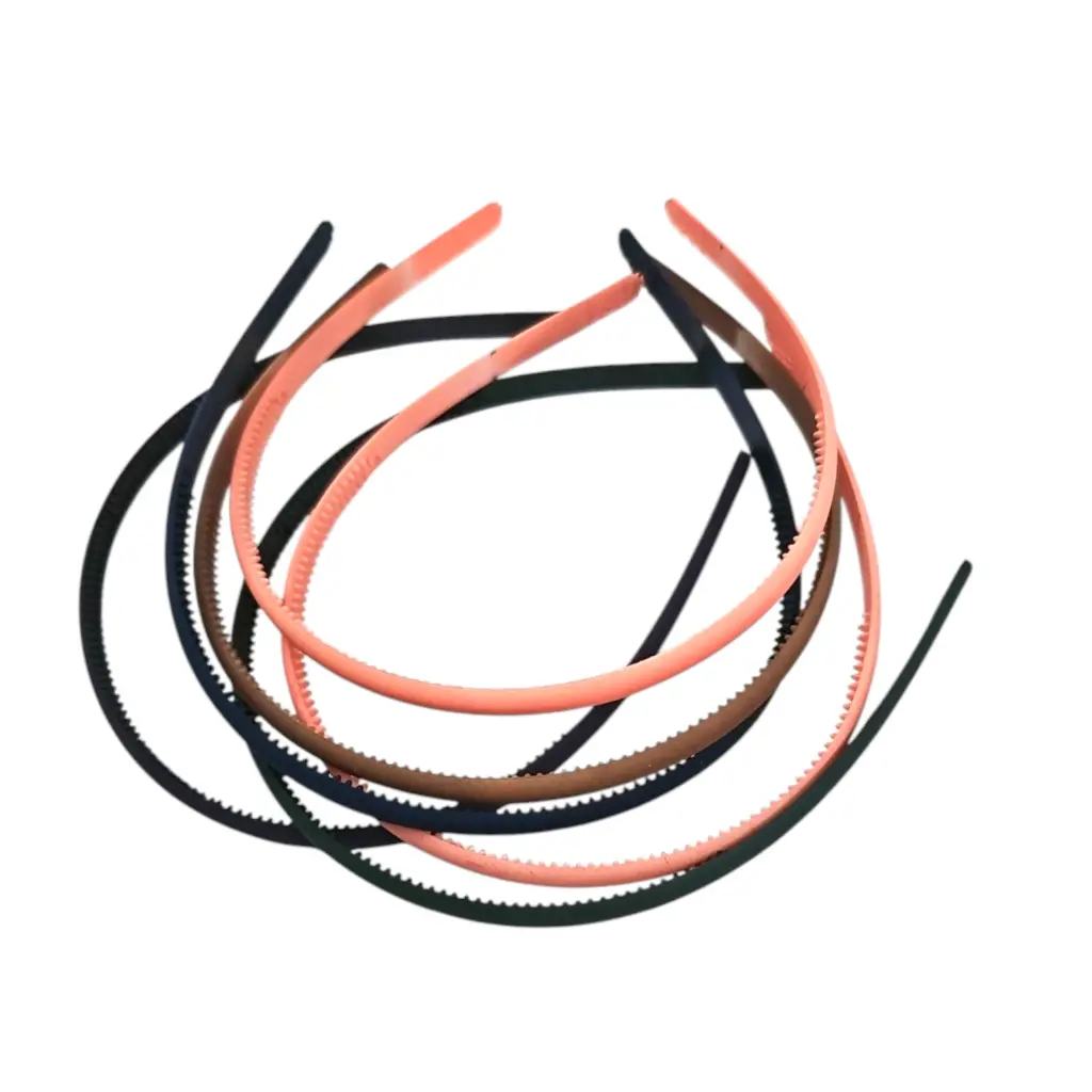 Mat Colored Plane Hair Band