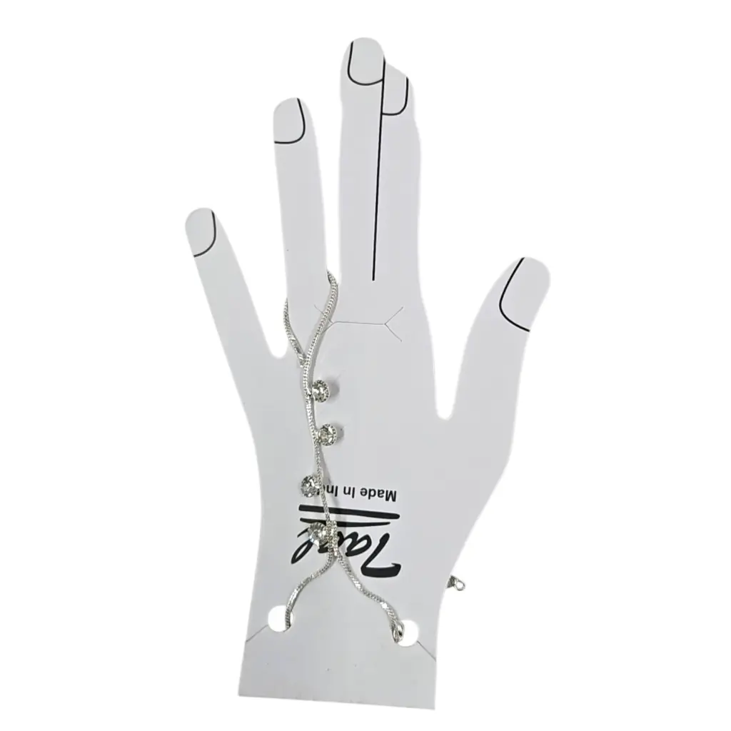 [IX2501563] Taal Simple Chain Kaimalonn With Stone