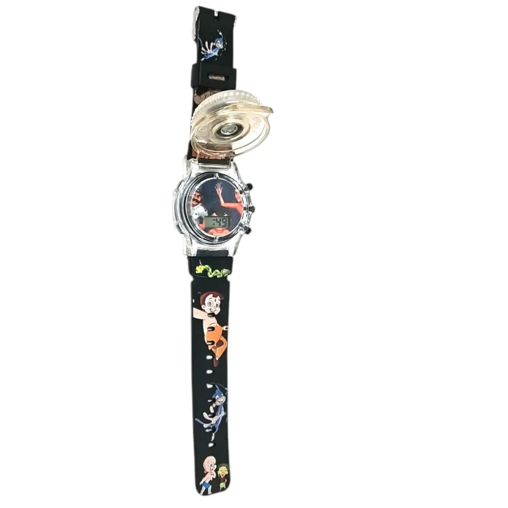 [IX2501646] Cartoon Theamed Rotating Open Lid Watch