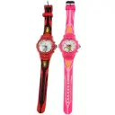 Kids Colored  Watch With Silver Numerals