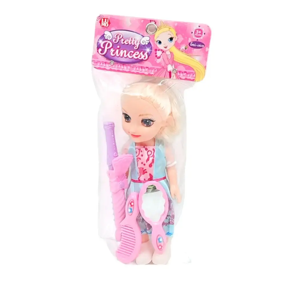 LUMO Pretty Princess With Hair Curler, Comb & Mirror