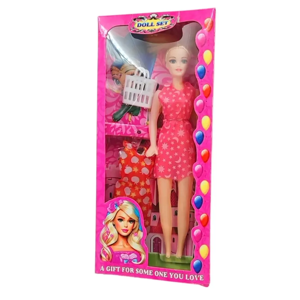 [IX2501718] Beauty Doll Set With Shopping Bag