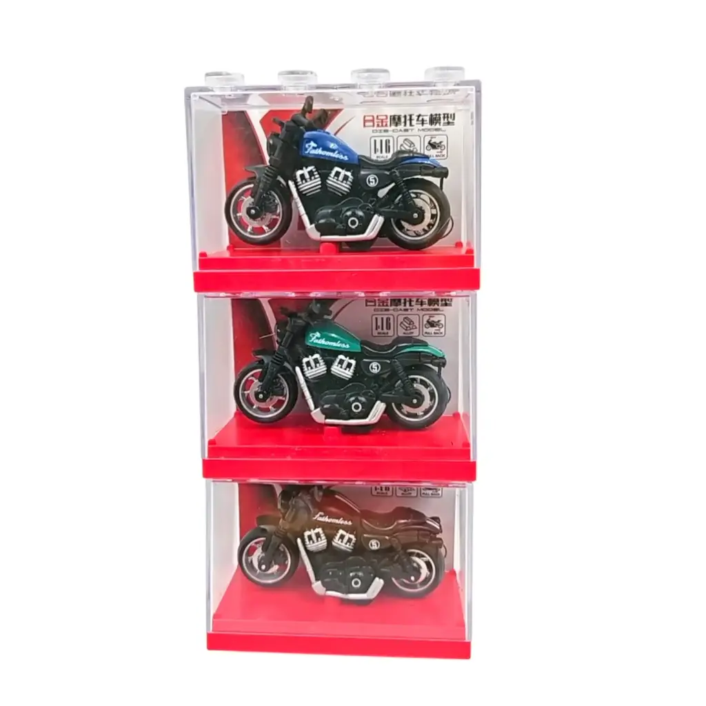 [IX2501753] Die Cast Fathomless Racing Super Bike In Block Box Small