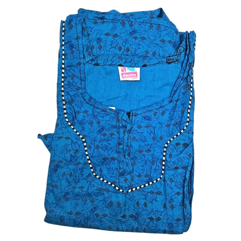 [IX2501831] Cotton Full Sleeve Maxi 