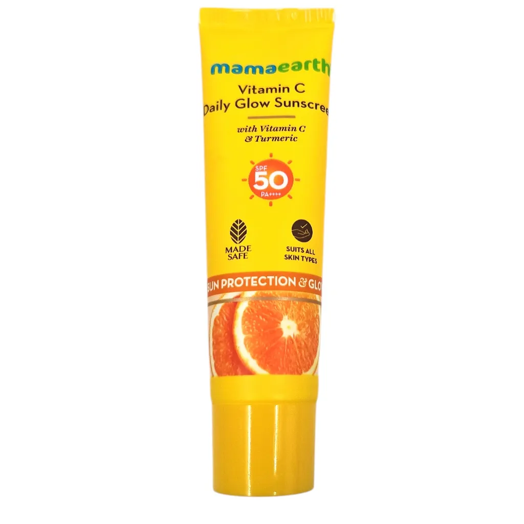 Mama Earth Vitamin C Daily Glow SPF 50 PA++++Sunscreen 20g